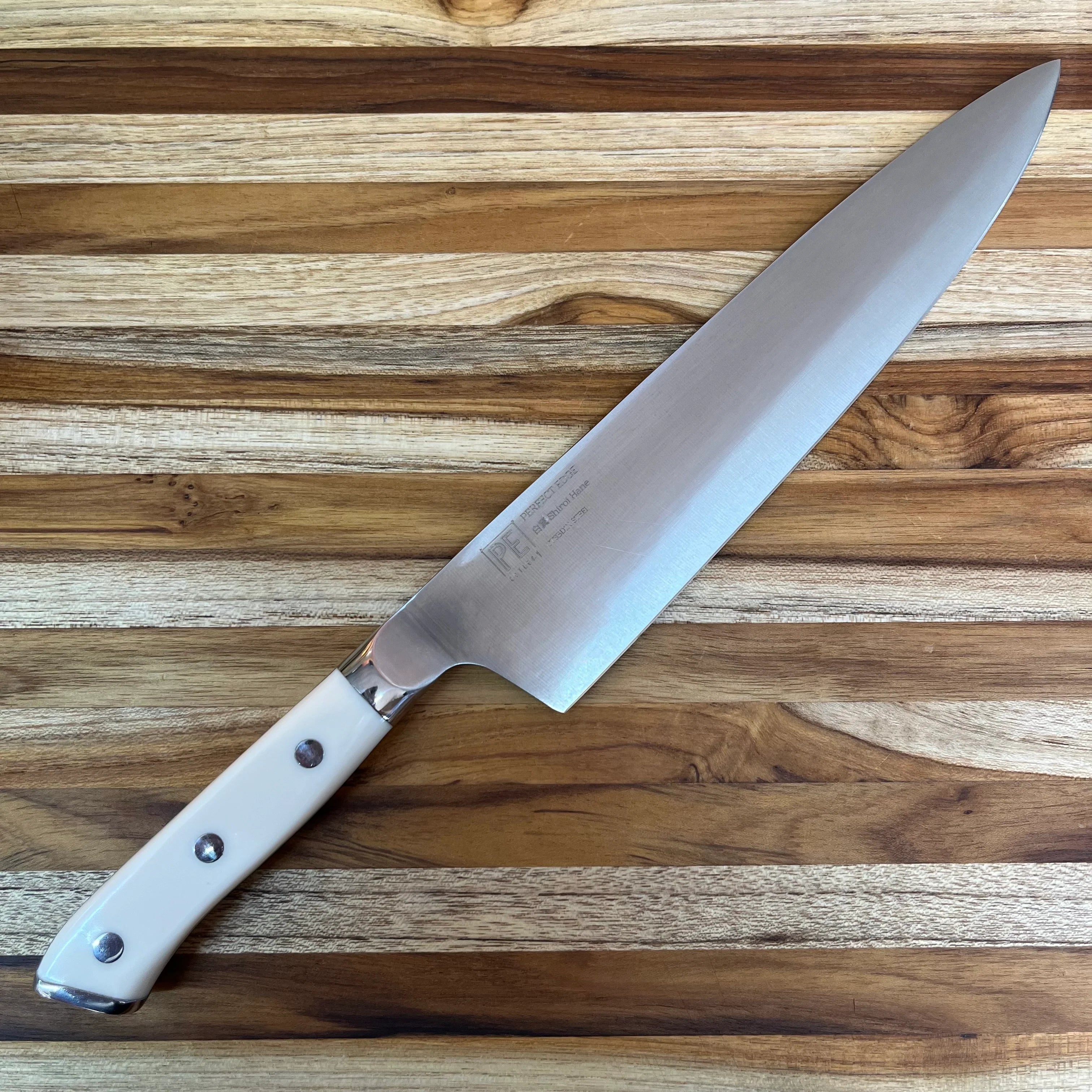 Perfect Edge Shiro Hane 9.5" Gyuto